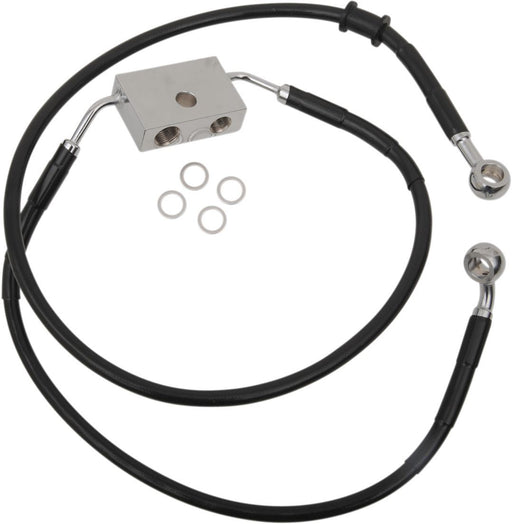 Drag Specialties Frt Brake Line Xl Bk +8 - Part #17415295 - Hogparts UK