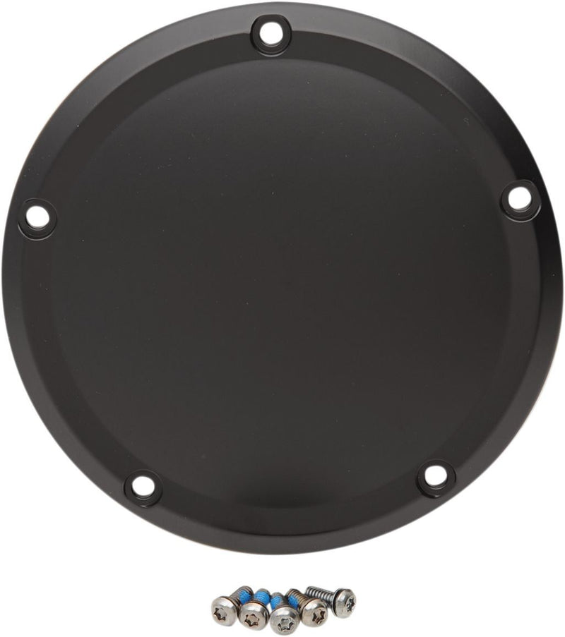 Drag Specialties Cover Derby 5-Hole Flat Black - Part #11070557 - Hogparts UK
