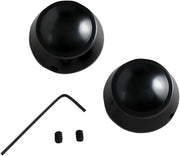 Drag Specialties Swingarm Pivot Bolt Cover Black - Part #13030201 - Hogparts UK